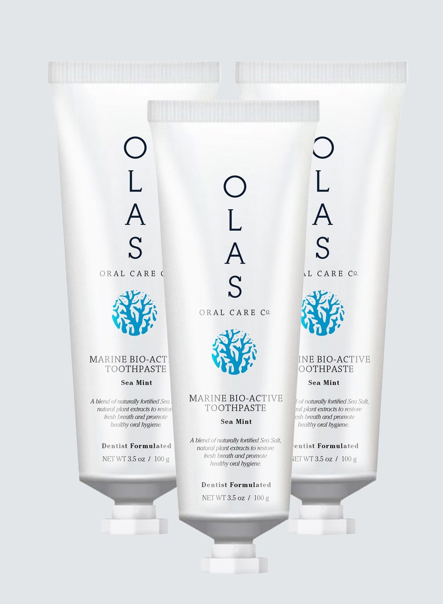 OLAS Toothpaste OLAS Toothpaste x 3 OLAS Marine Sea Mint Toothpaste