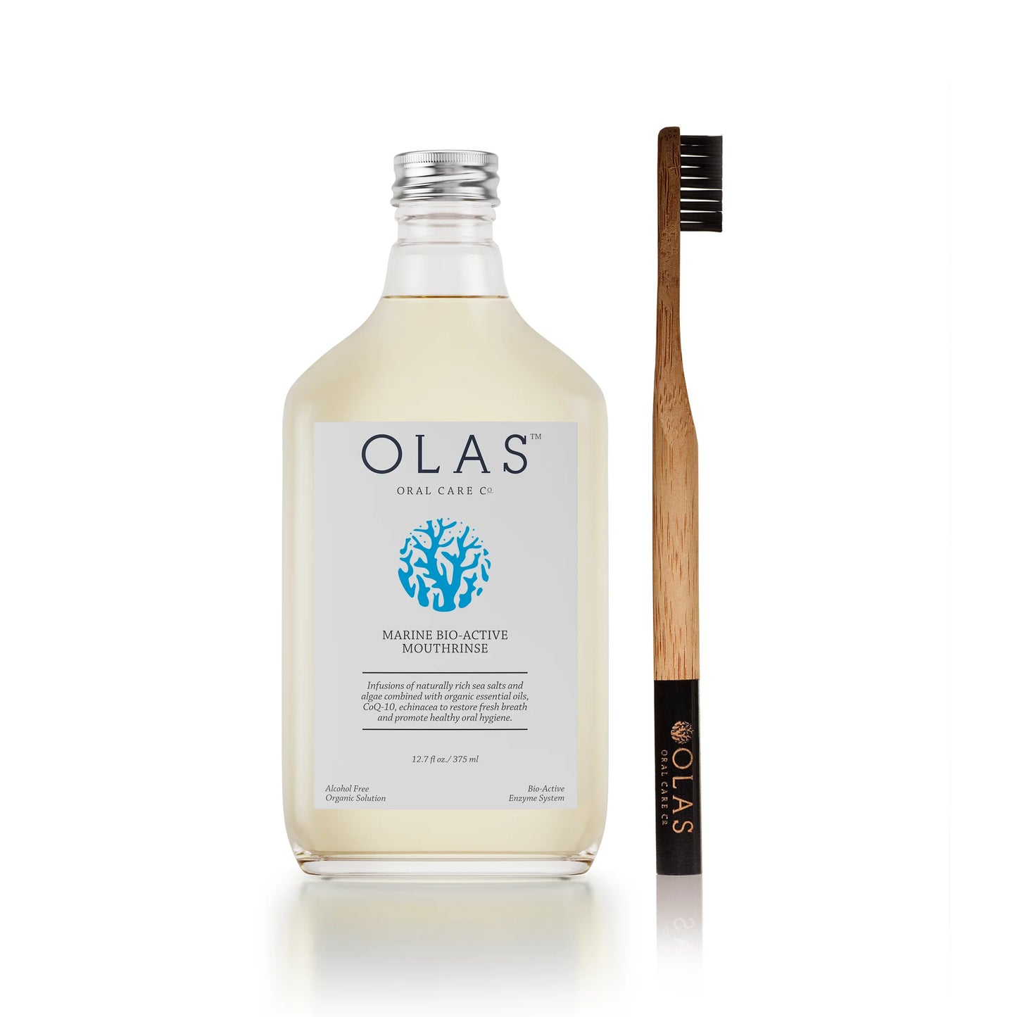 OLAS Toothbrush Charcoal - Black Handle