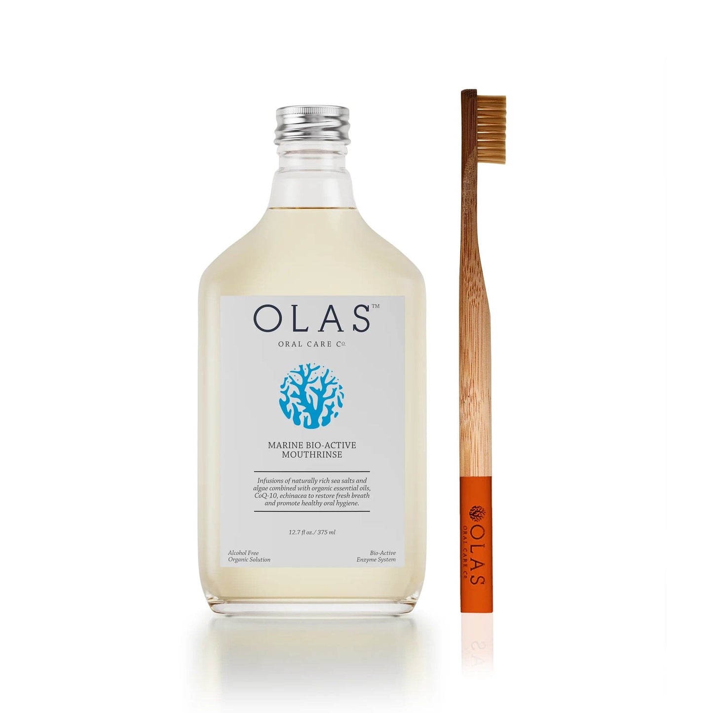 OLAS Toothbrush OLAS Toothbrush Natural - Red Handle