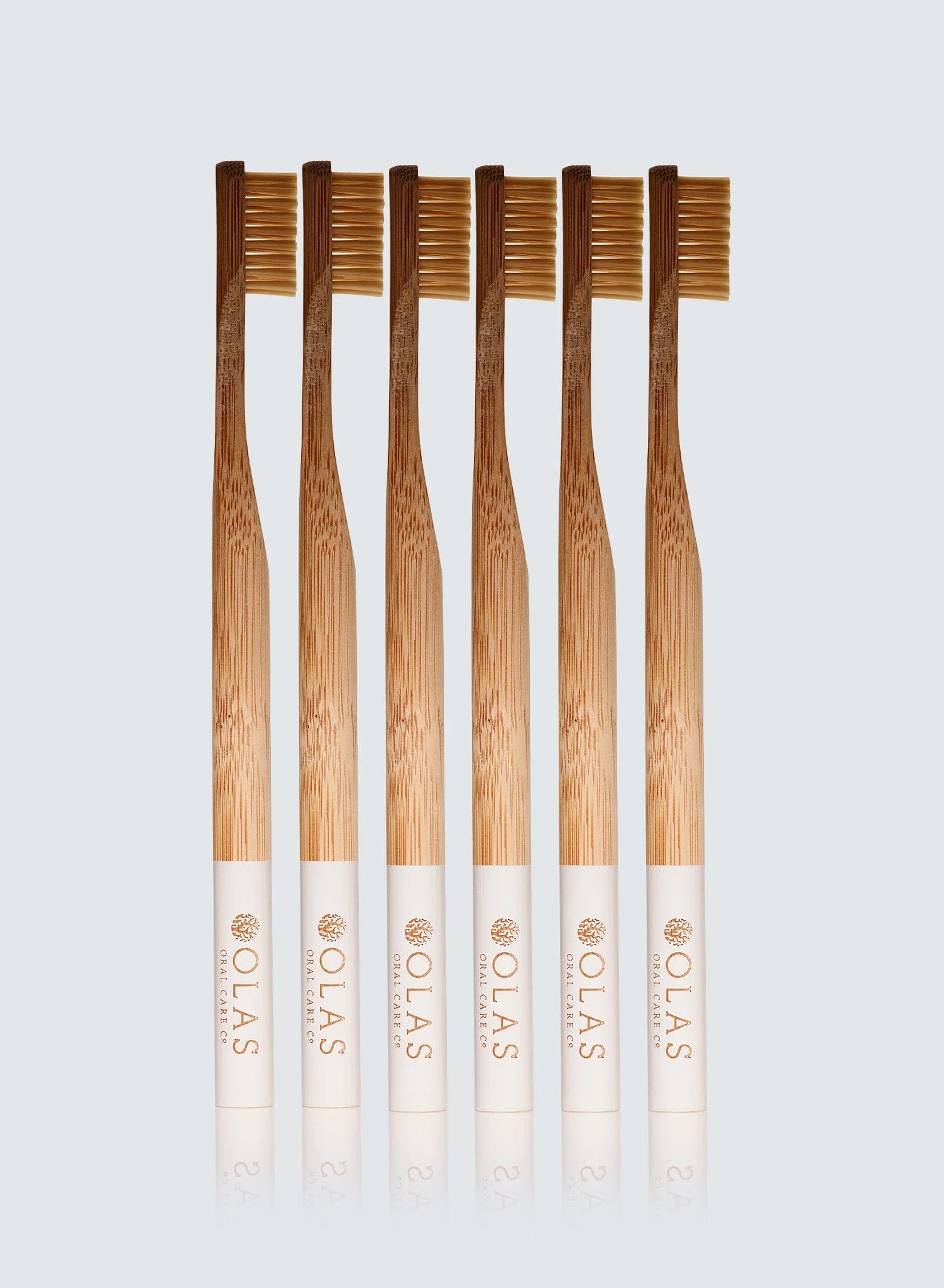 OLAS Toothbrush OLAS Toothbrush Natural - White Handle (6-pack)