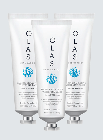 OLAS Toothpaste OLAS Toothpaste x 3 OLAS Marine Bio-Active Whitening Toothpaste