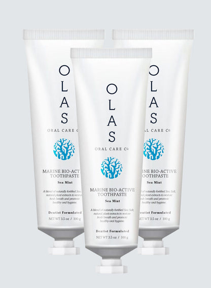 OLAS Toothpaste OLAS Toothpaste x 3 OLAS Marine Sea Mint Toothpaste